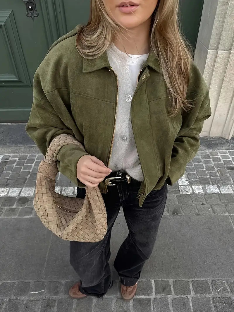 Leana Suede Jacket