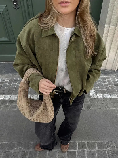 Leana Suede Jacket