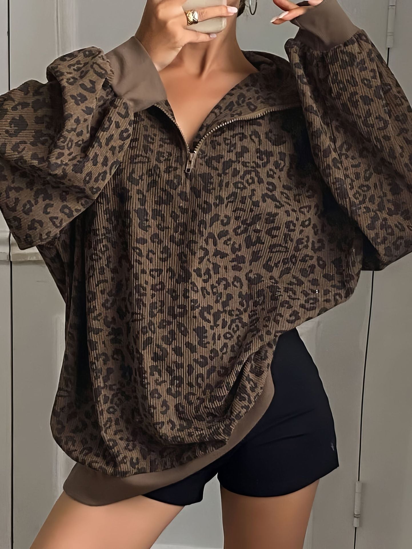 Noa Leopard Sweater