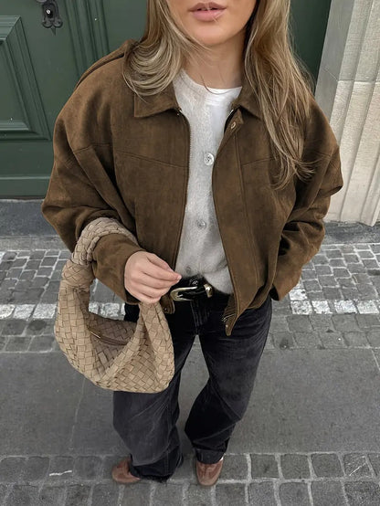 Leana Suede Jacket